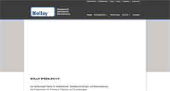 Desktop Screenshot of biollay-spezialbau.ch