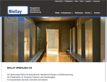 Tablet Screenshot of biollay-spezialbau.ch